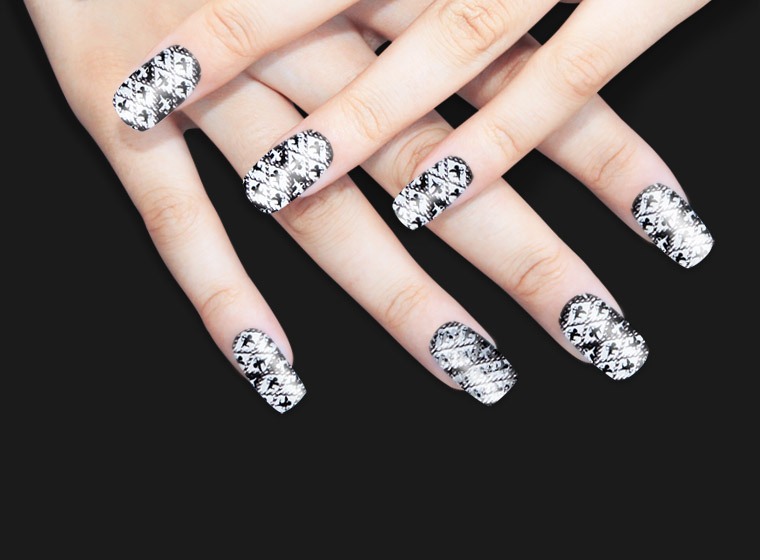 sophisticated nail design nail stickers from Savi Belle